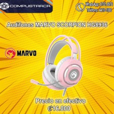 Audífonos MARVO SCORPION HG8936 Rosa