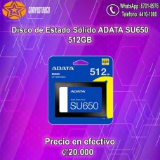 Disco De Estado Solido ADATA SU650 512GB