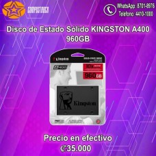 Disco De Estado Solido KINGSTON 960GB A400