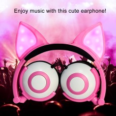 Audifonos de orejas de gato redondos