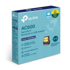 Adaptador USB Wifi + Bluetooth 4.2 TP-LINK AC600 Archer T2UB Nano Dual Band