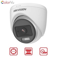 Cámara HIKVISION Domo 1080P ColorVu Plástico DS-2CE70DF0T-PF 2.8mm 20m