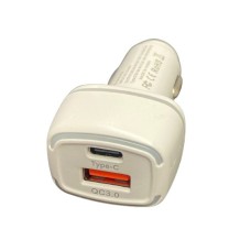 Cargador 12v Para Auto - Puertos USB + USB C Model: Sm-Fs339