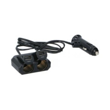 Cargador Dual De Carro Usb Y Cigarrera X2 Wf-102-2
