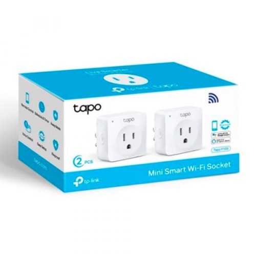 Mini Enchufe Inteligente Wi-Fi Tp Link Inteligente Mini Tapo P100 2 Pack