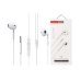 Audifonos De Cable Para Celular De Espiga 3.5mm Con Microfono Blancos 