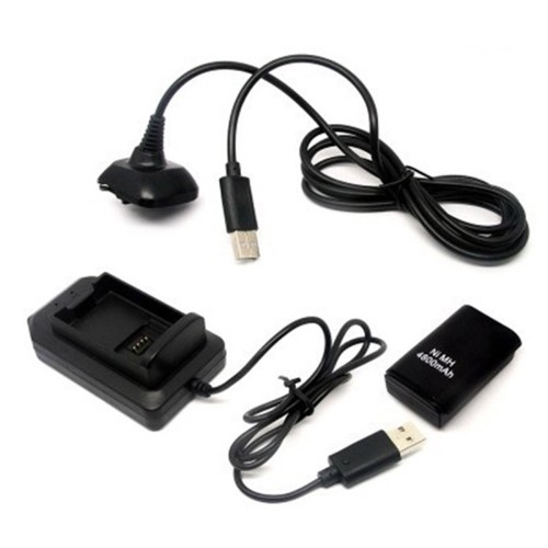 Xbox 360 Play n Charge Kit (Cable y Bateria de Control)    - Santo Domingo - Republica Dominicana
