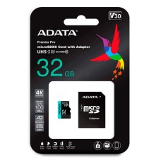 Micro SD ADATA 32GB 4K Clase 10 V30