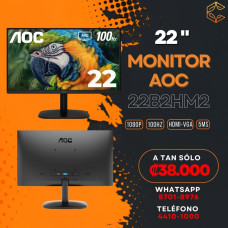 Monitor AOC 22B2HM2 22" 1920x1080 100Hz Monitor AOC 22B2HM2 22" 1920x1080 100Hz