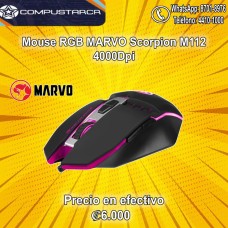 Mouse Gamer Marvo M112 RGB