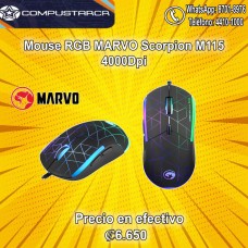 Mouse Gamer Marvo M115 4000dpi