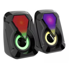 Parlante De Computadora Con Luz RGB Leerfei  E-1053