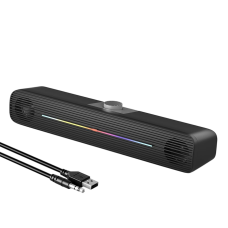 Parlante para PC o Laptop RGB por USB + 3.5 E-1407
