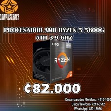 PROCESADOR AMD RYZEN 5 5600G 5TH 3.9 GHZ 6N AM4