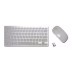 Kit De Teclado Y Mouse Blanco Inalámbrico DN-H263