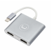 Convertidor de USB Tipo C a Doble HDMI UNNO Tekno