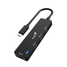 Hub USB Tipo C A 4 Puertos USB 3.0 Genius  UH-400