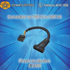 Convertidor de USB 2.0 a USB 3.0 