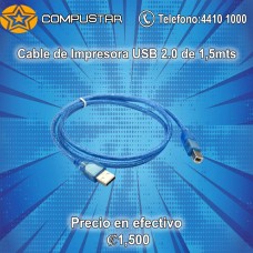 Cable de Impresora de USB 2.0 de 1.5mts